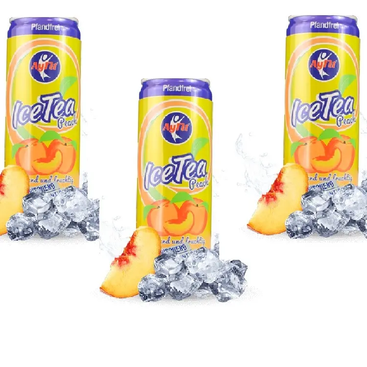 Ayfit Ice Tea Pfirsich | 0,33 l | Dose | 24 Stück