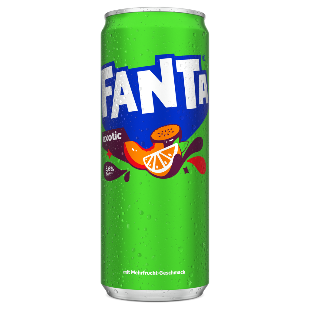 Fanta Exotic | 0,33 l | Dose | 24 Stück