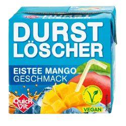 Durstlöscher Eistee Mango12 × 0,5 l Tetrapack | Durstlöscher